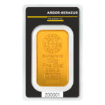 Sztabka złota 100g Argor-Heraeus